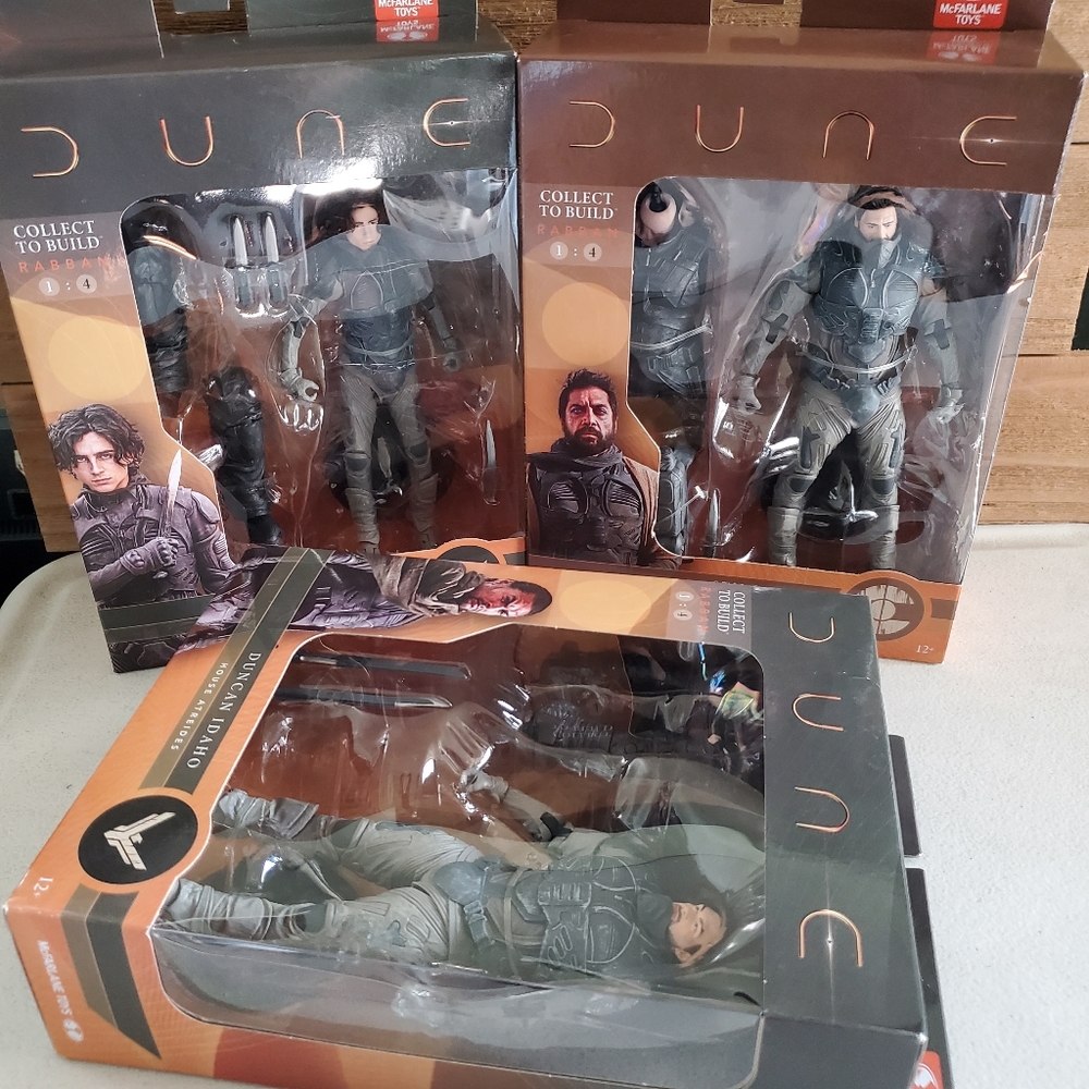 DUNE McFarlane LOT 3 Figures PAUL ATREIDES DUNCAN IDAHO  STILGAR